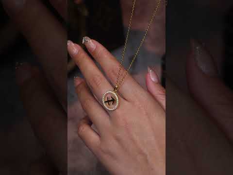 ✨ S925 Gold-Plated Minimalist Moissanite Pendant Necklace ✨