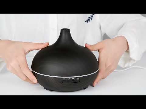 🌿💧 550ML Ultrasonic Aromatherapy Humidifier | Quiet Mist Diffuser 🌙✨