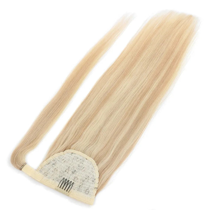 100% Human Hair Brazilian Straight Ponytail Extension Length Options: 20” | 22” | 24” | 26”