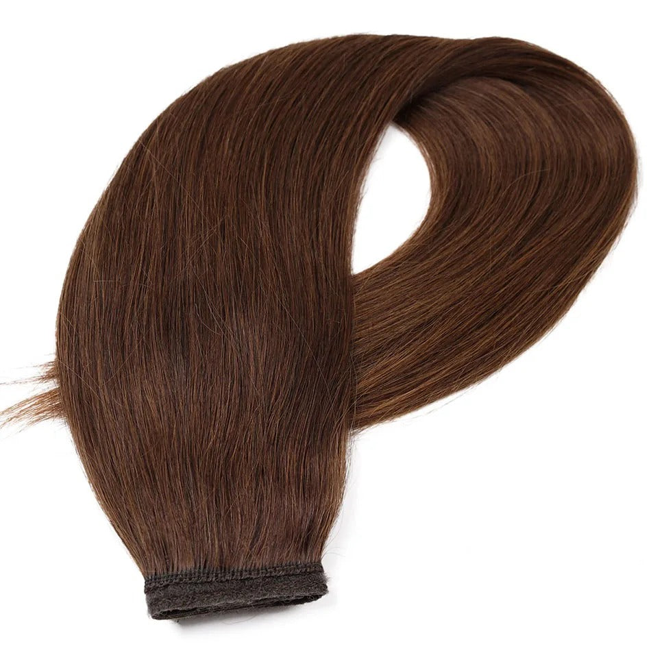 100% Human Hair Brazilian Straight Ponytail Extension Length Options: 20” | 22” | 24” | 26”