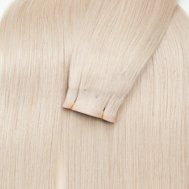 Invisible PU Tape-In Extensions – Real Human Hair, Seamless & Lightweight, Injected Tape with Full Ends