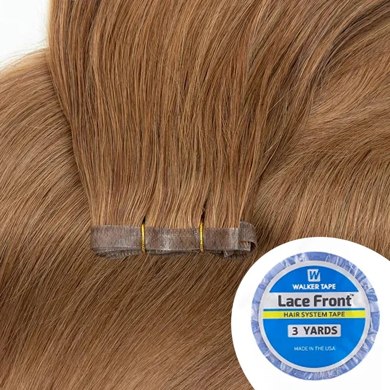 Invisible PU Tape-In Hair Extensions – Injected Skin Weft Human Hair, Seamless No-Glue Tape-On Weft Bundles for Natural Look