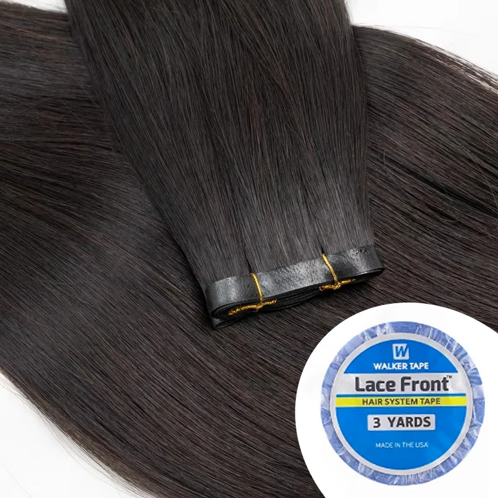 Invisible PU Tape-In Hair Extensions – Injected Skin Weft Human Hair, Seamless No-Glue Tape-On Weft Bundles for Natural Look