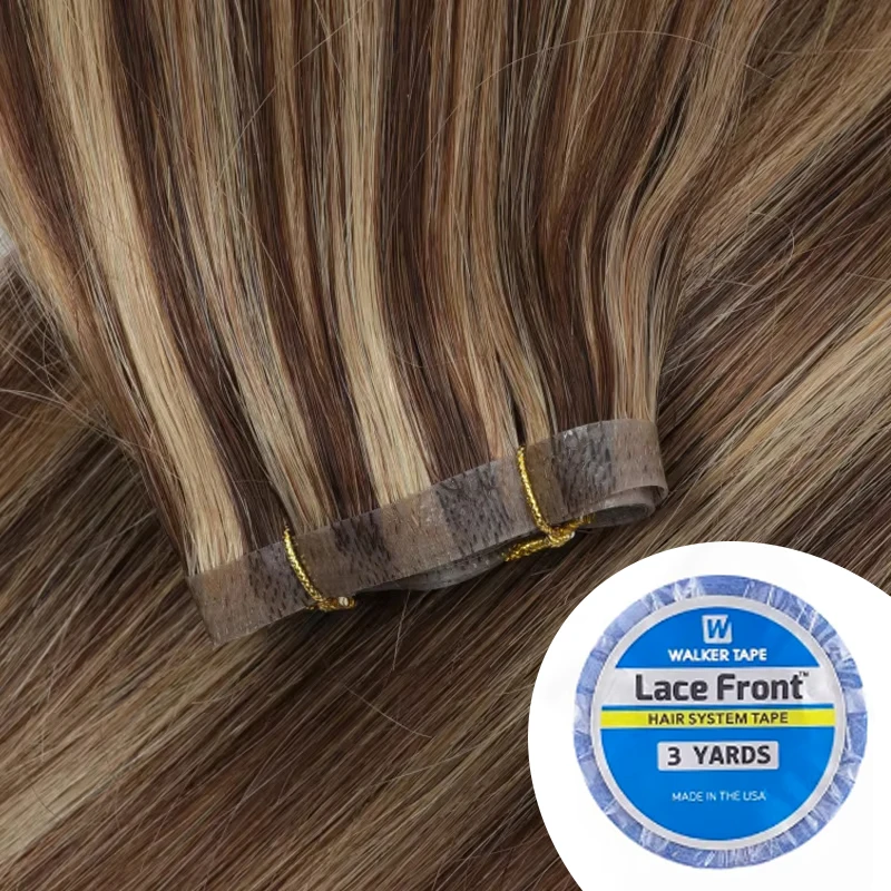 Invisible PU Tape-In Hair Extensions – Injected Skin Weft Human Hair, Seamless No-Glue Tape-On Weft Bundles for Natural Look