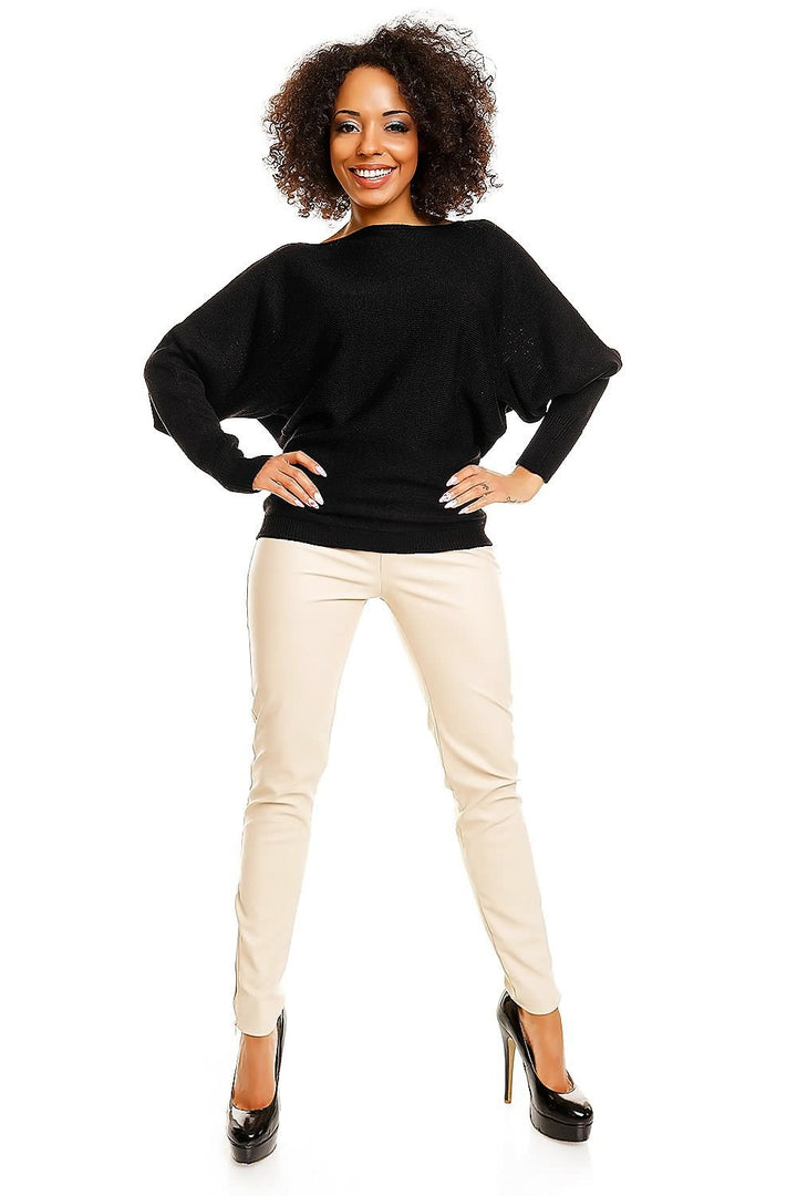 Short Oversize Pregnancy Sweater Jumper PeeKaBoo