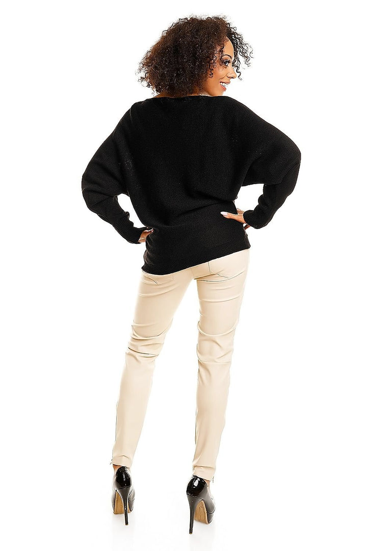 Short Oversize Pregnancy Sweater Jumper PeeKaBoo