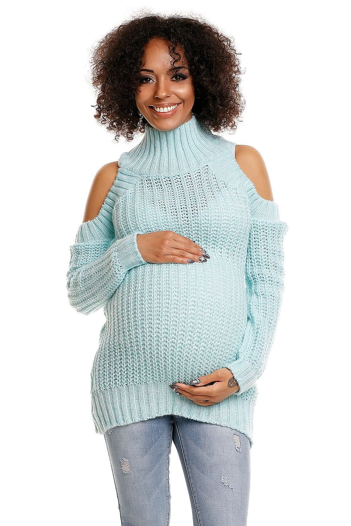 Long Maternity Pregnancy Sweater PeeKaBoo