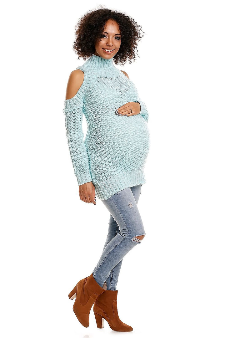 Long Maternity Pregnancy Sweater PeeKaBoo