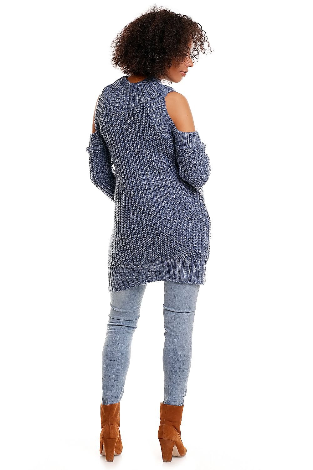 Long Maternity Pregnancy Sweater PeeKaBoo