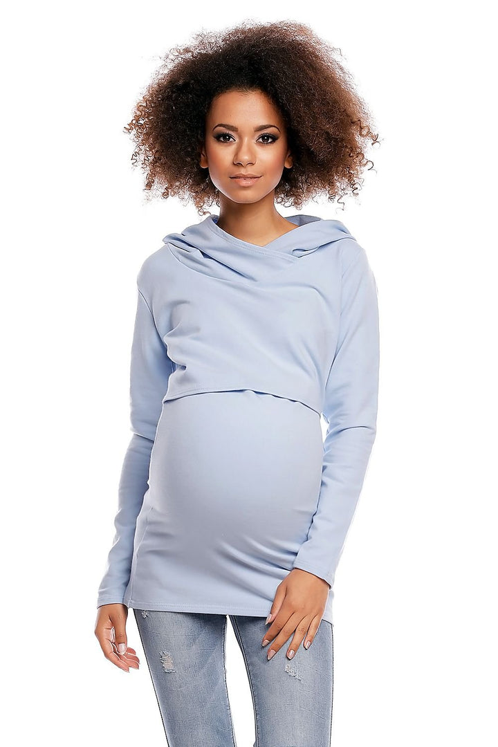 Maternity Hoodie  Sweatshirt PeeKaBoo