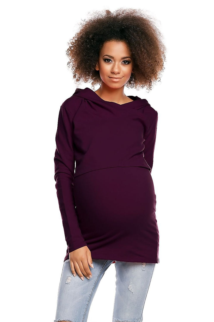 Maternity Hoodie  Sweatshirt PeeKaBoo