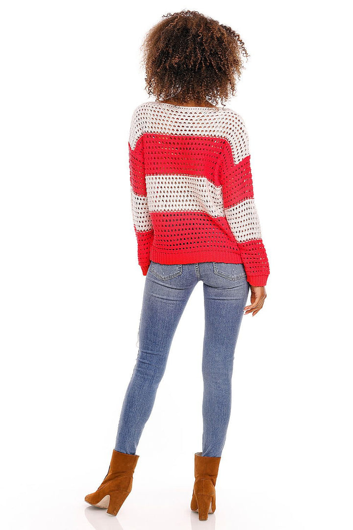 Delicate Openwork Oversize Sweater Short Jumper  PeeKaBoo