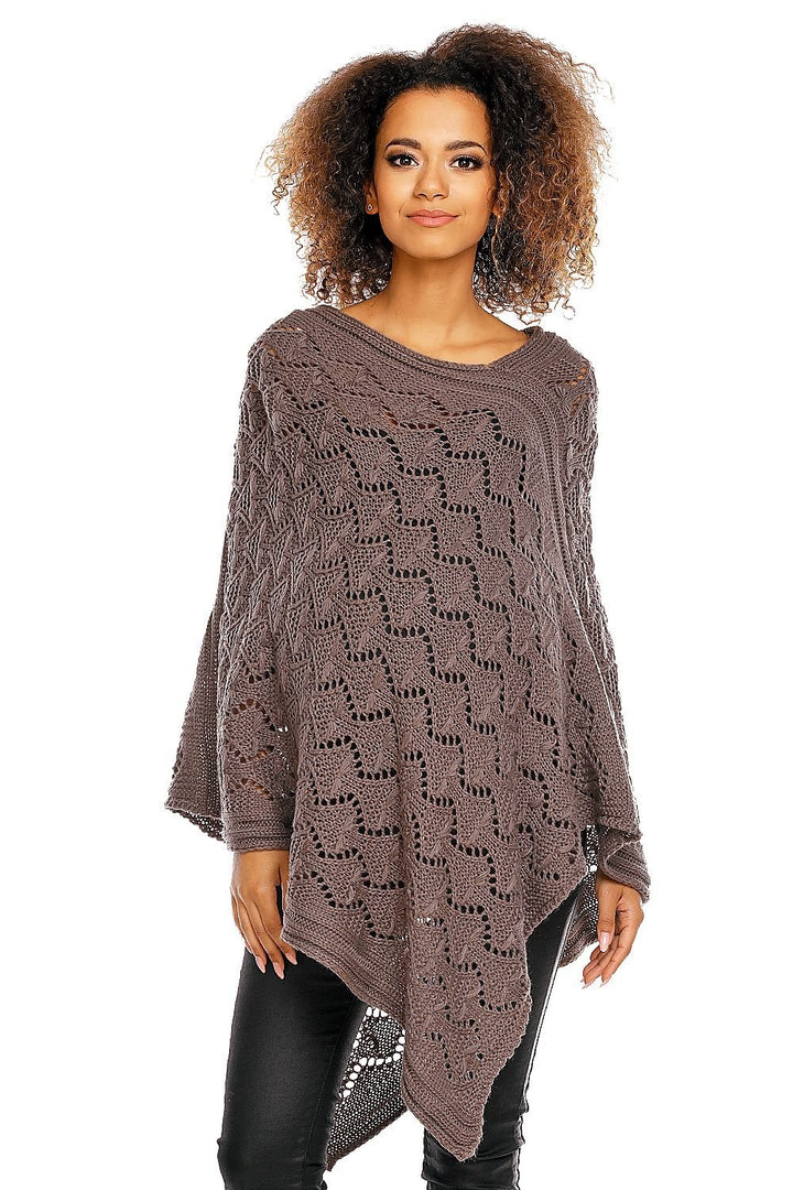 Cardigan de Grossesse Poncho Ajouré Elégant PeeKaBoo