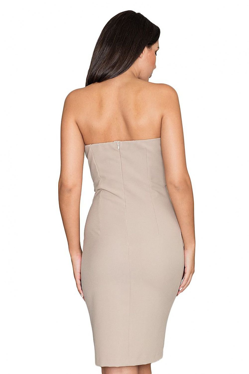 Robe de cocktail stretch douce et ajustée Figl