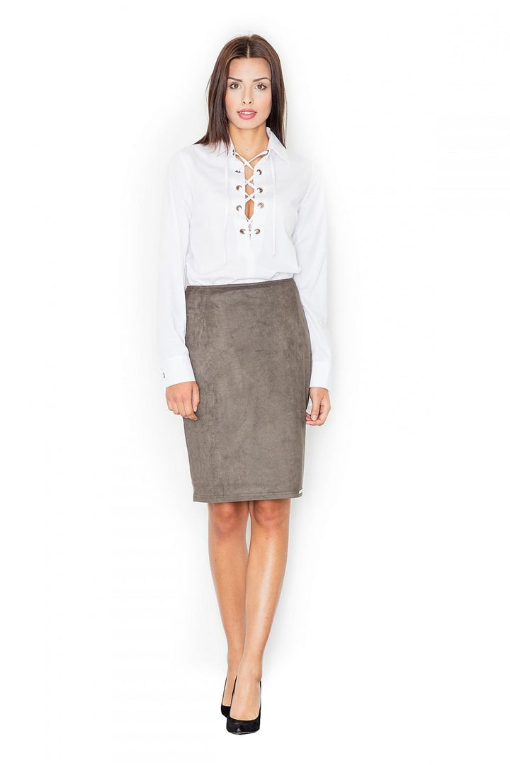 Knee-Length Classic Skirt  Figl