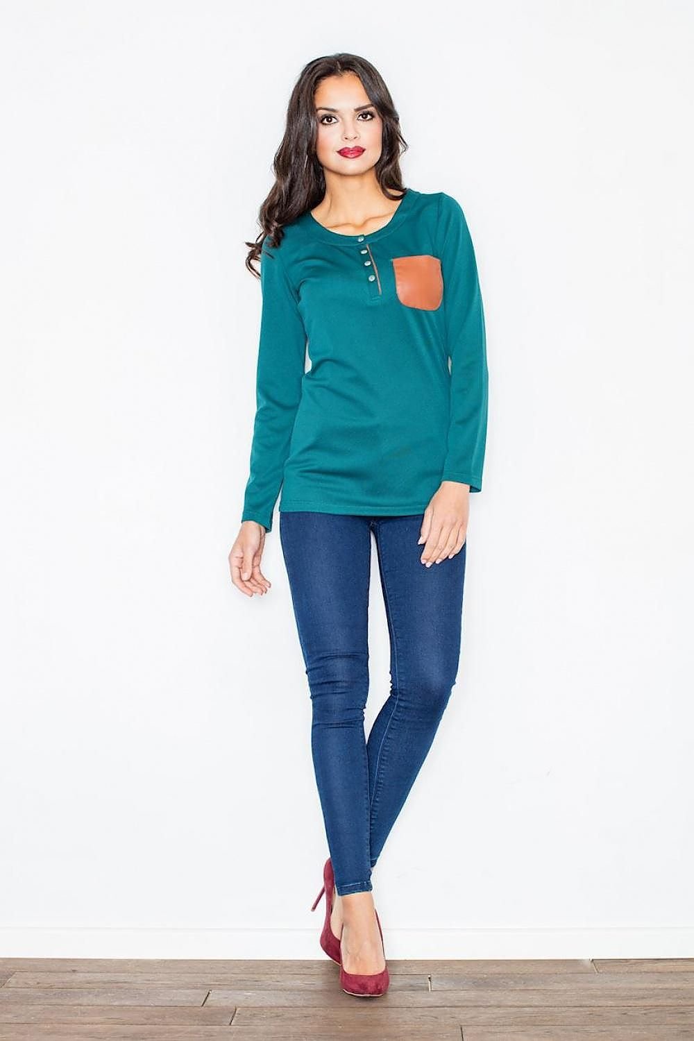 Blouse With Long Sleeves Figl