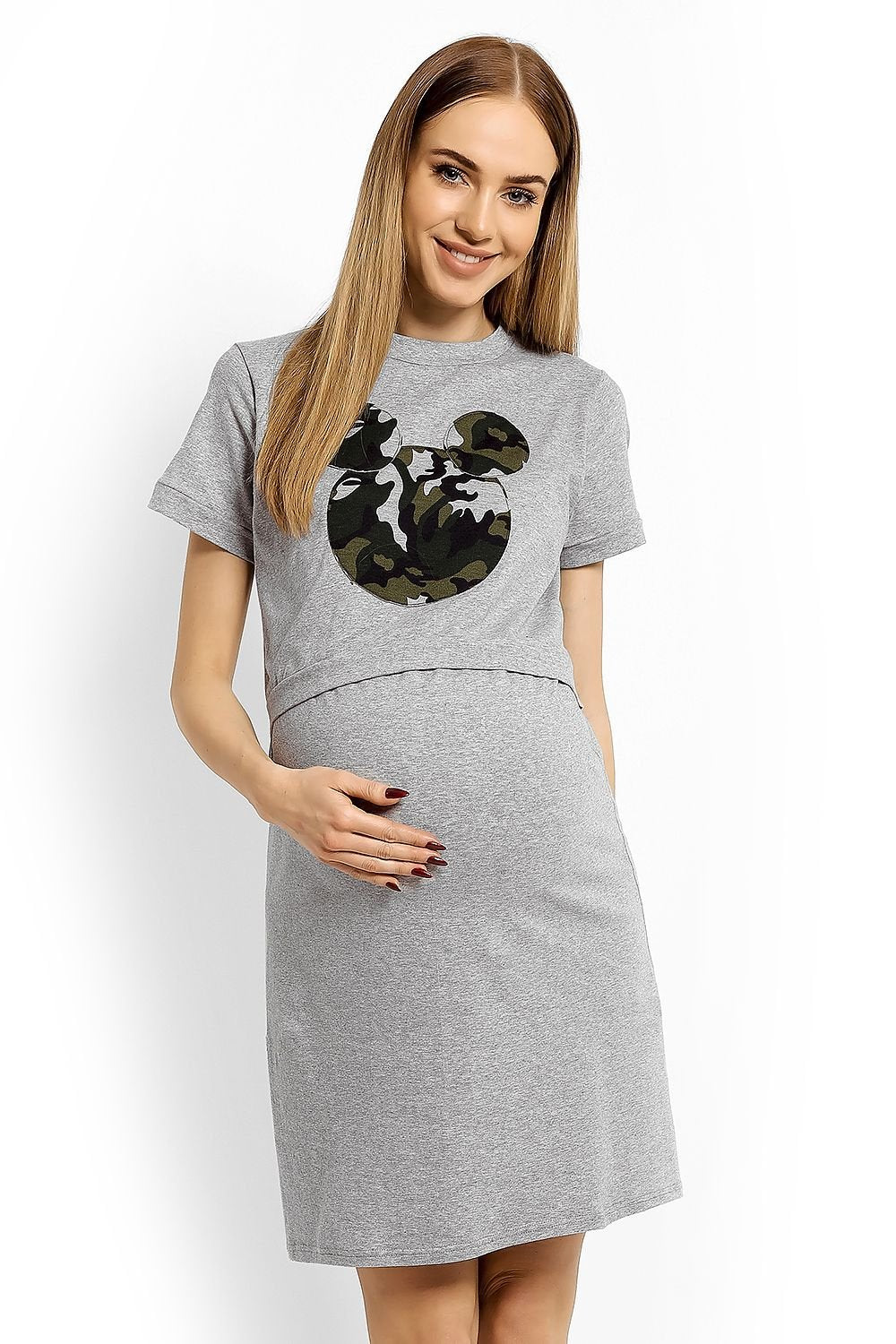 Maternity Nightgown Nightshirt PeeKaBoo