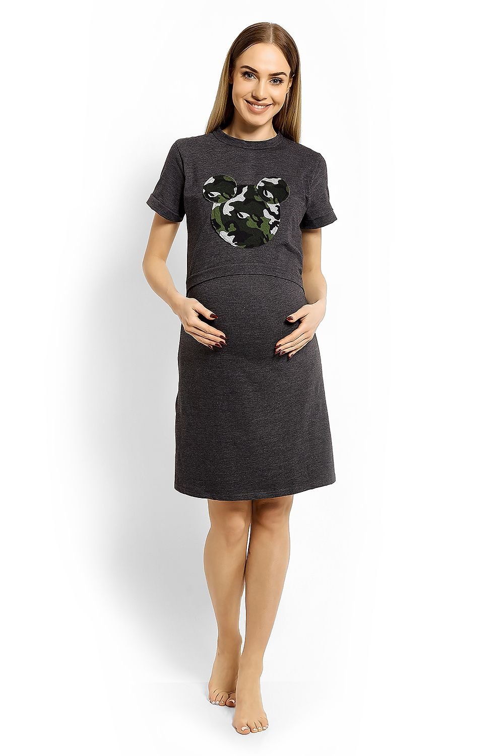 Maternity Nightgown Nightshirt PeeKaBoo