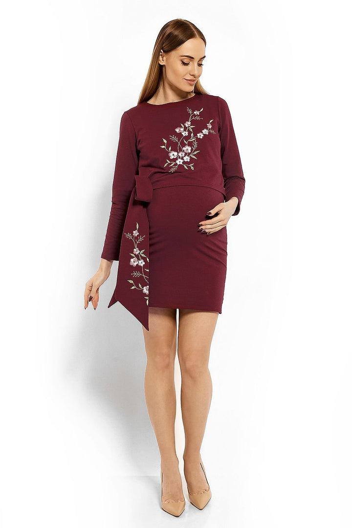 Fitted Tunic Pregnancy Dress  PeeKaBoo