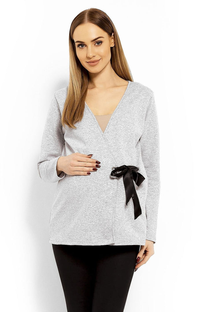 Blouse With Envelope Neckline PeeKaBoo