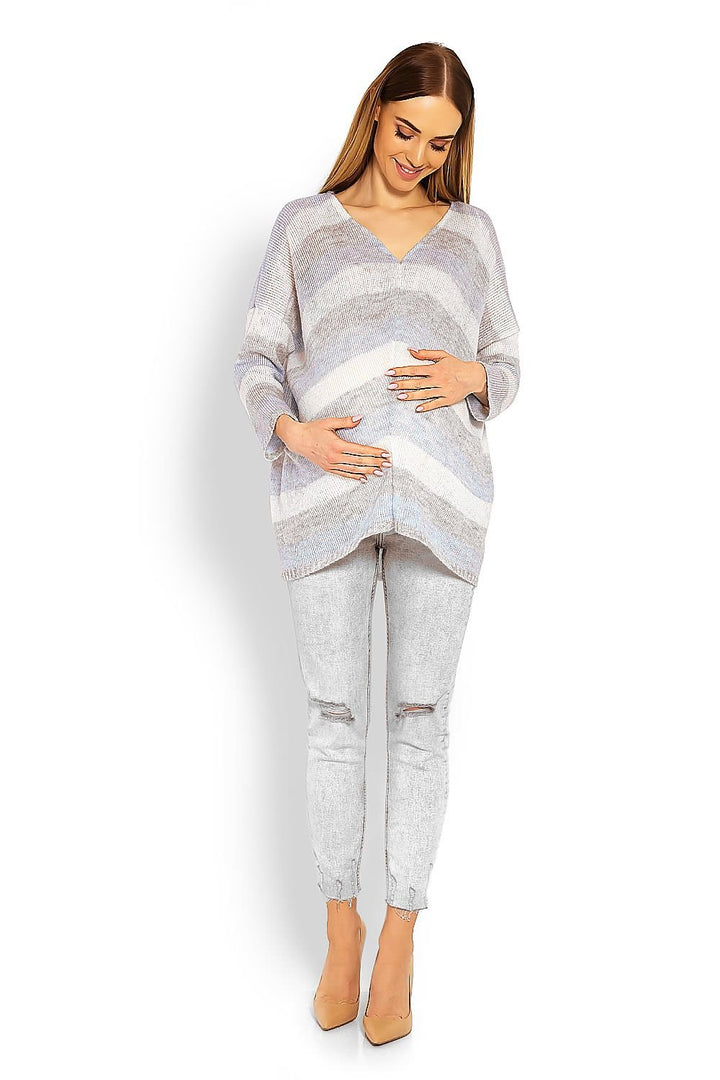 Loose Oversize Cut Pregnancy Sweater  PeeKaBoo