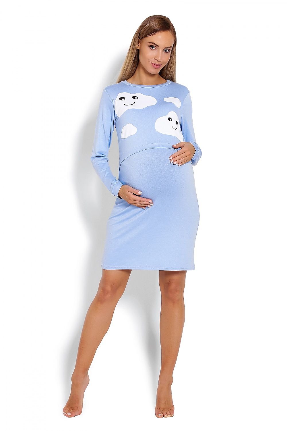 Maternity Nightgown Nightshirt  PeeKaBoo