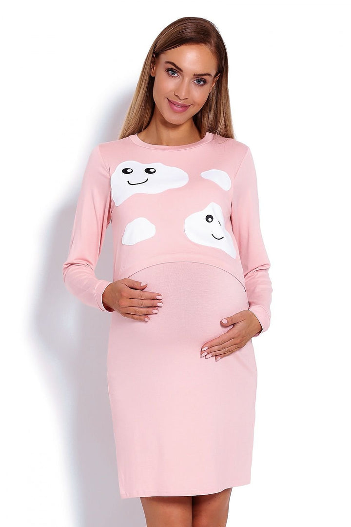 Maternity Nightgown Nightshirt  PeeKaBoo