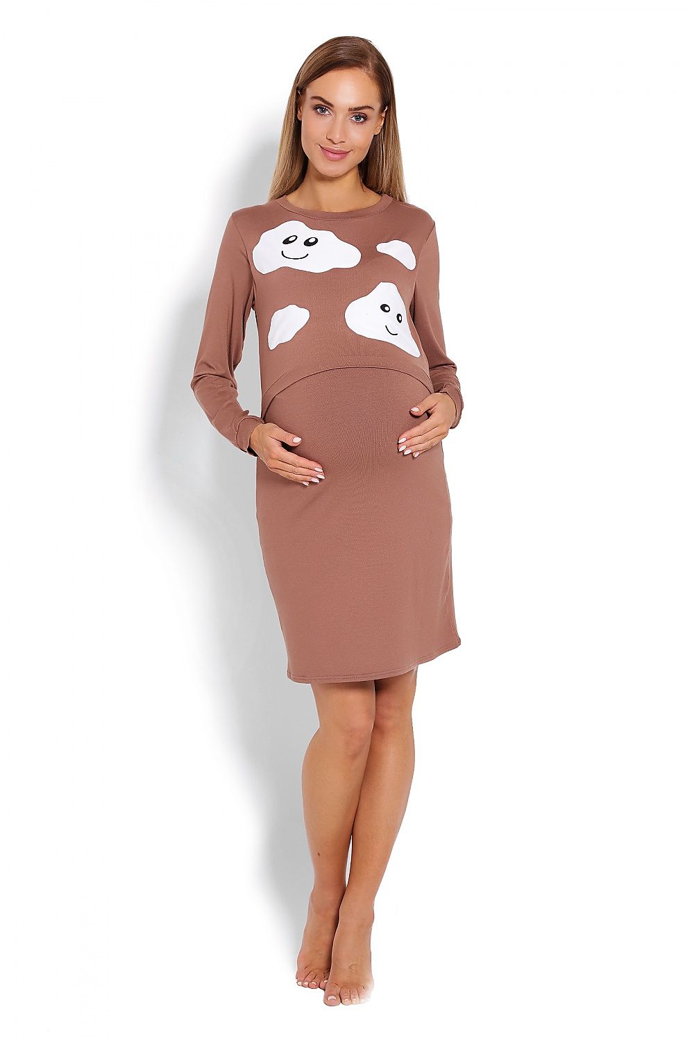 Maternity Nightgown Nightshirt  PeeKaBoo