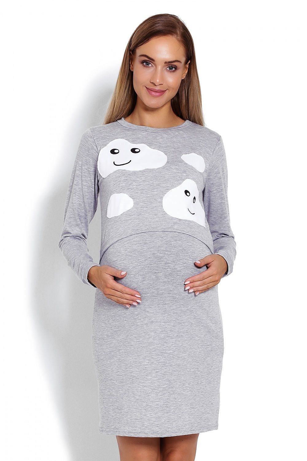 Maternity Nightgown Nightshirt  PeeKaBoo