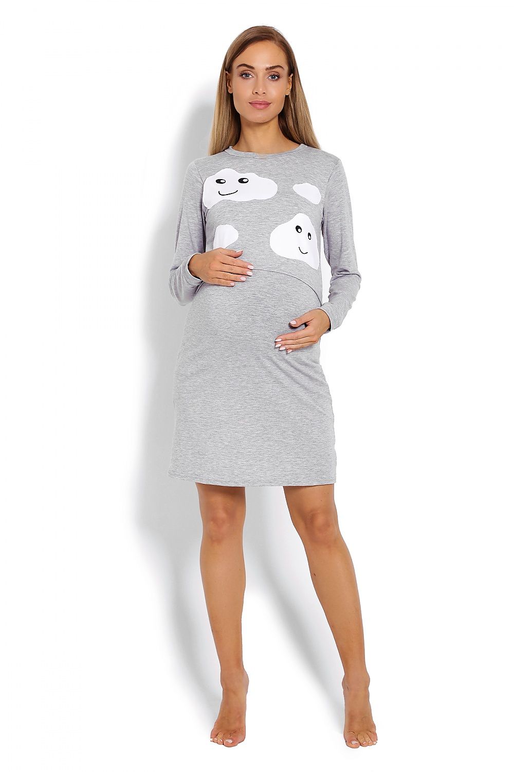 Maternity Nightgown Nightshirt  PeeKaBoo