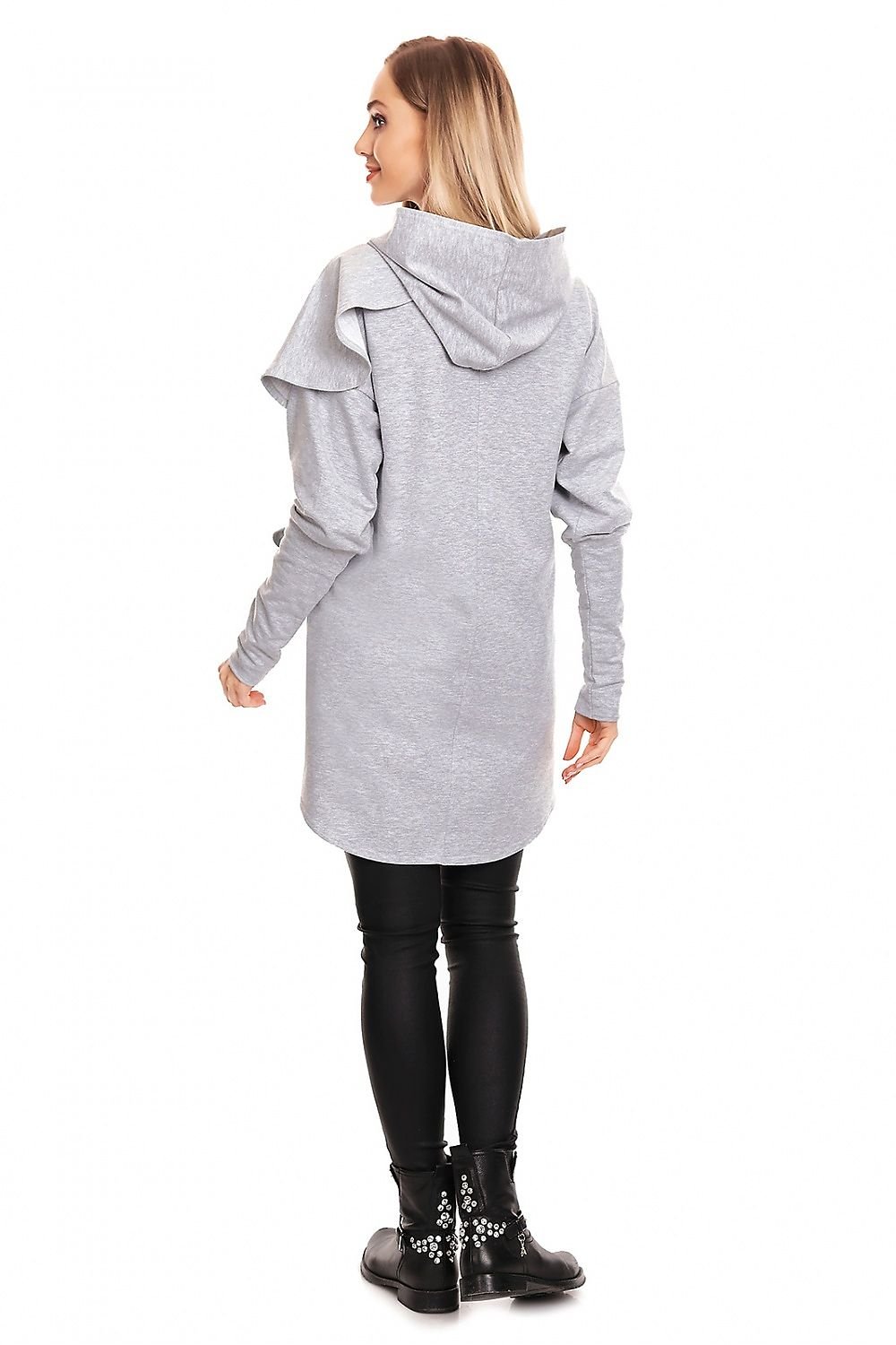 Hooded Maternity Sweatshirt  PeeKaBoo