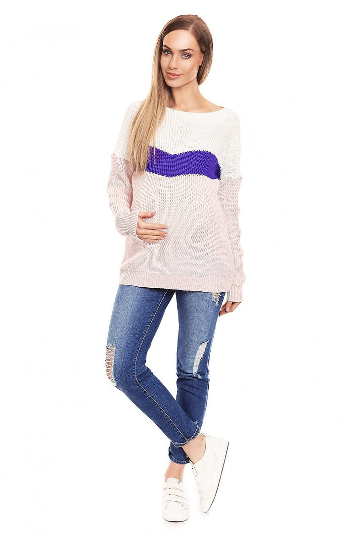 Long Pregnancy Sweater  PeeKaBoo