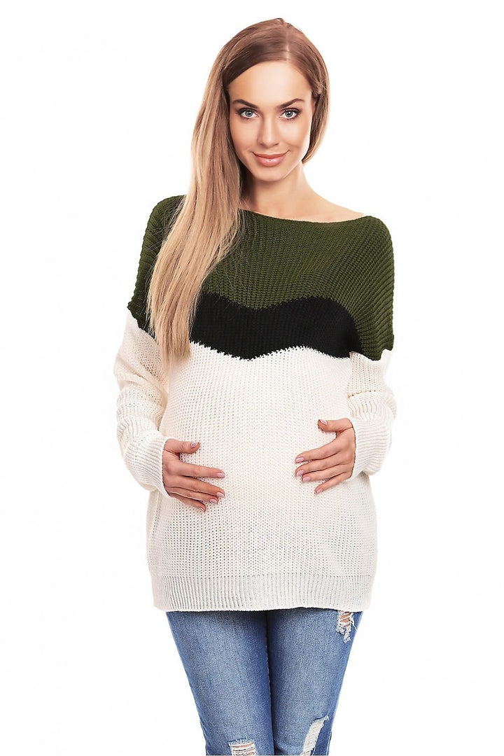 Long Pregnancy Sweater  PeeKaBoo