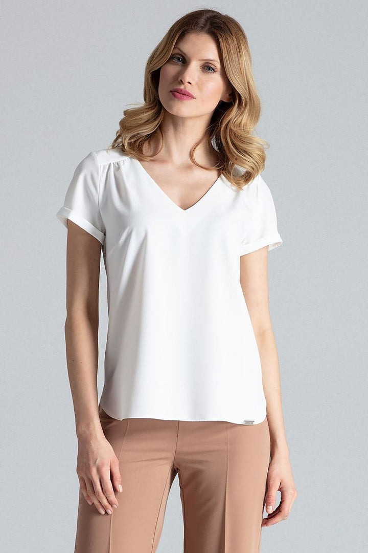 Short-Sleeved Blouse  Figl