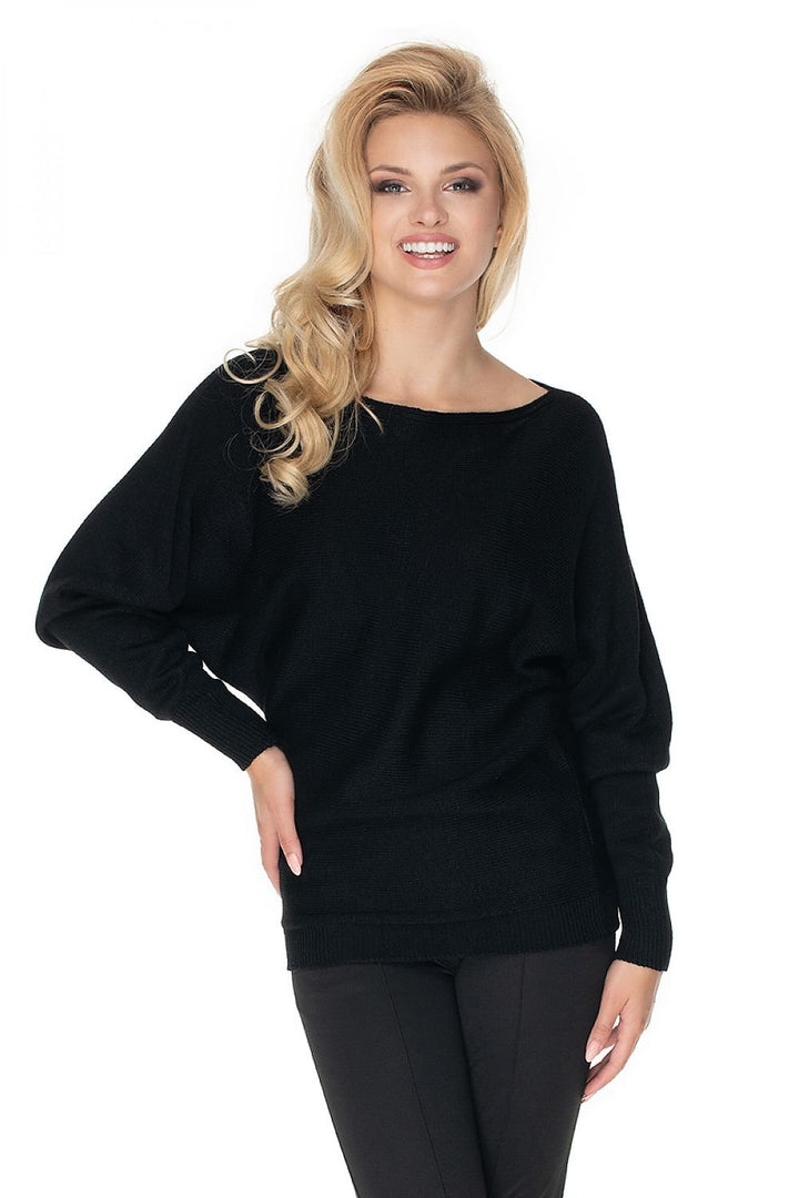 Short Oversize Pregnancy Sweater Jumper PeeKaBoo