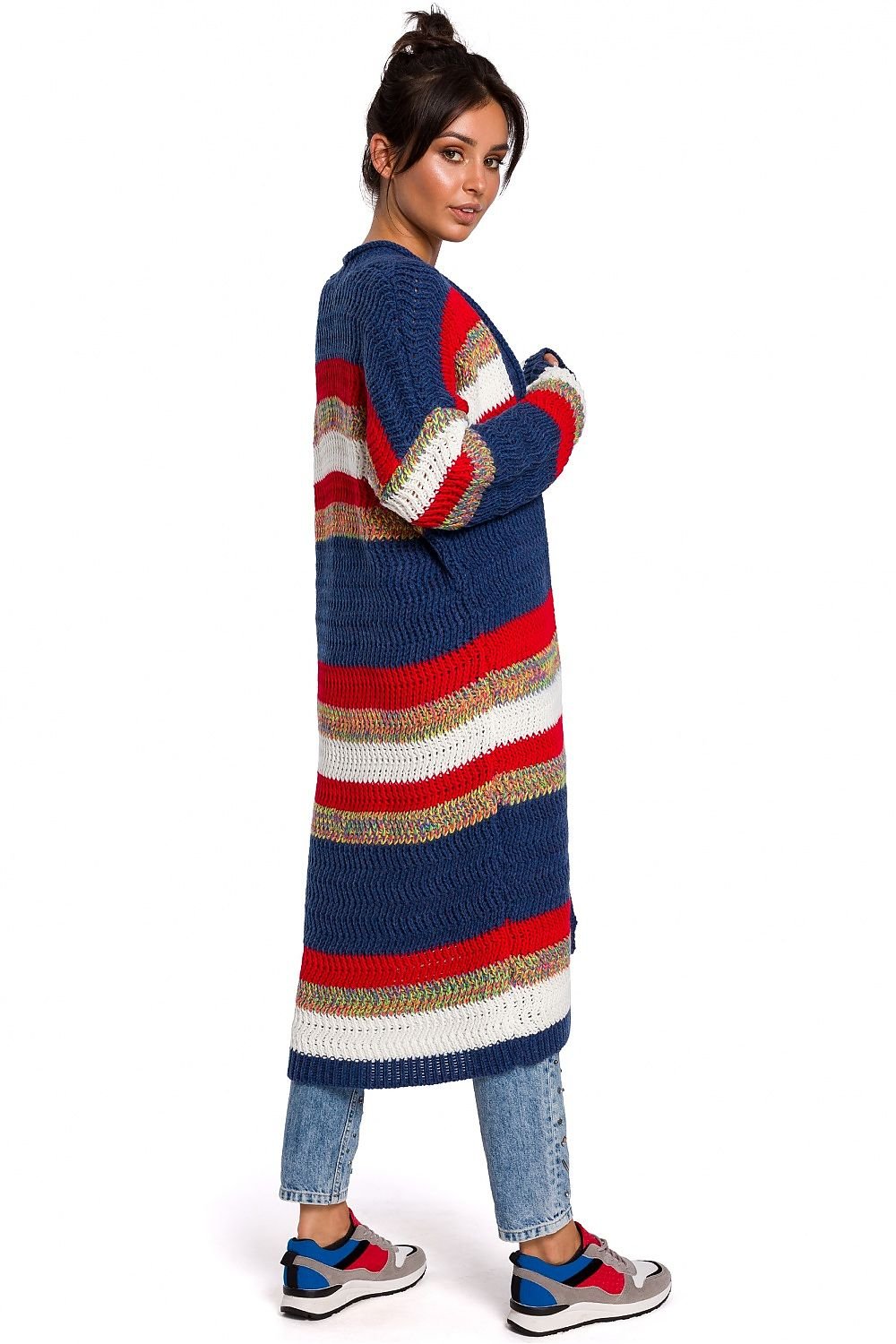 Long Multicolored  Cardigan