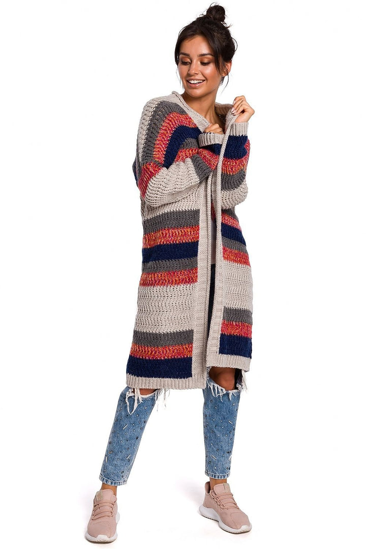 Long Multicolored  Cardigan