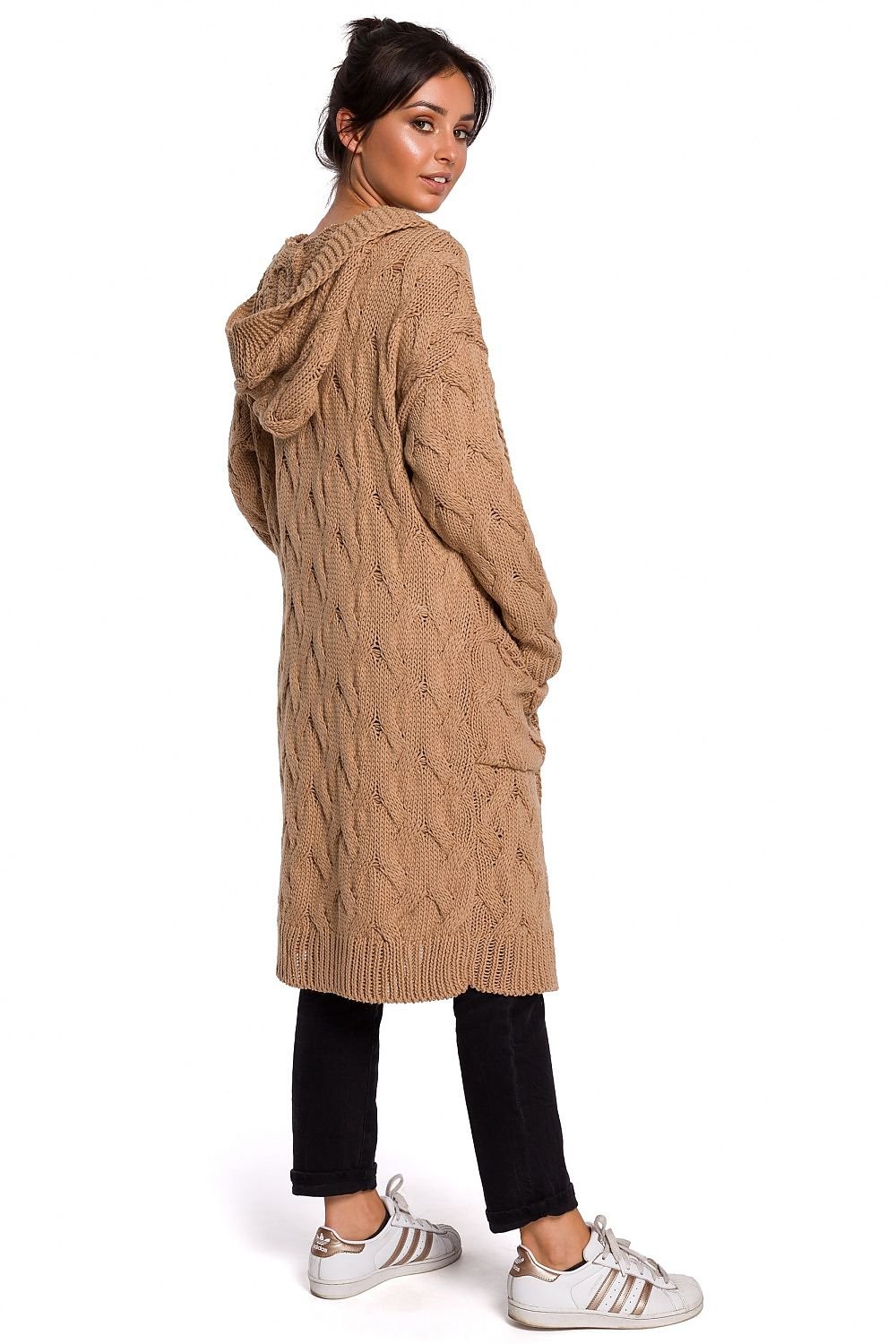 Cardigan long confortable et chaud