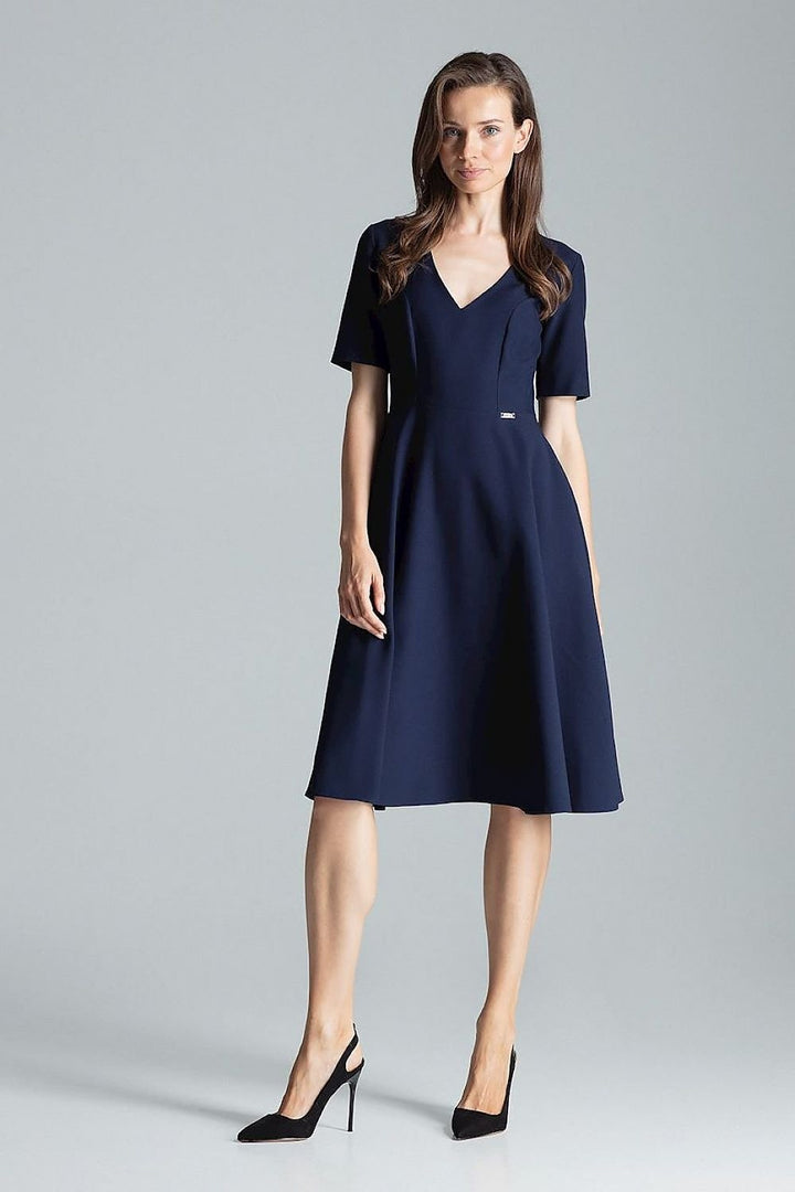 Short-sleeved unlined  Daydress  Figl