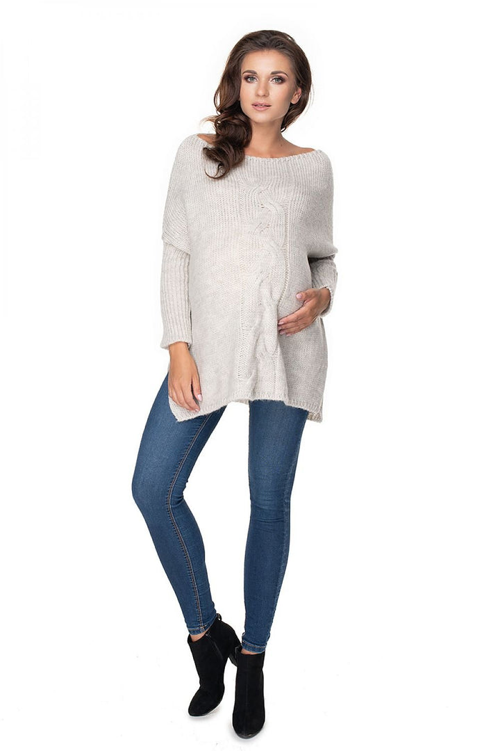 Loose-Fitting Pregnancy Sweater  PeeKaBoo