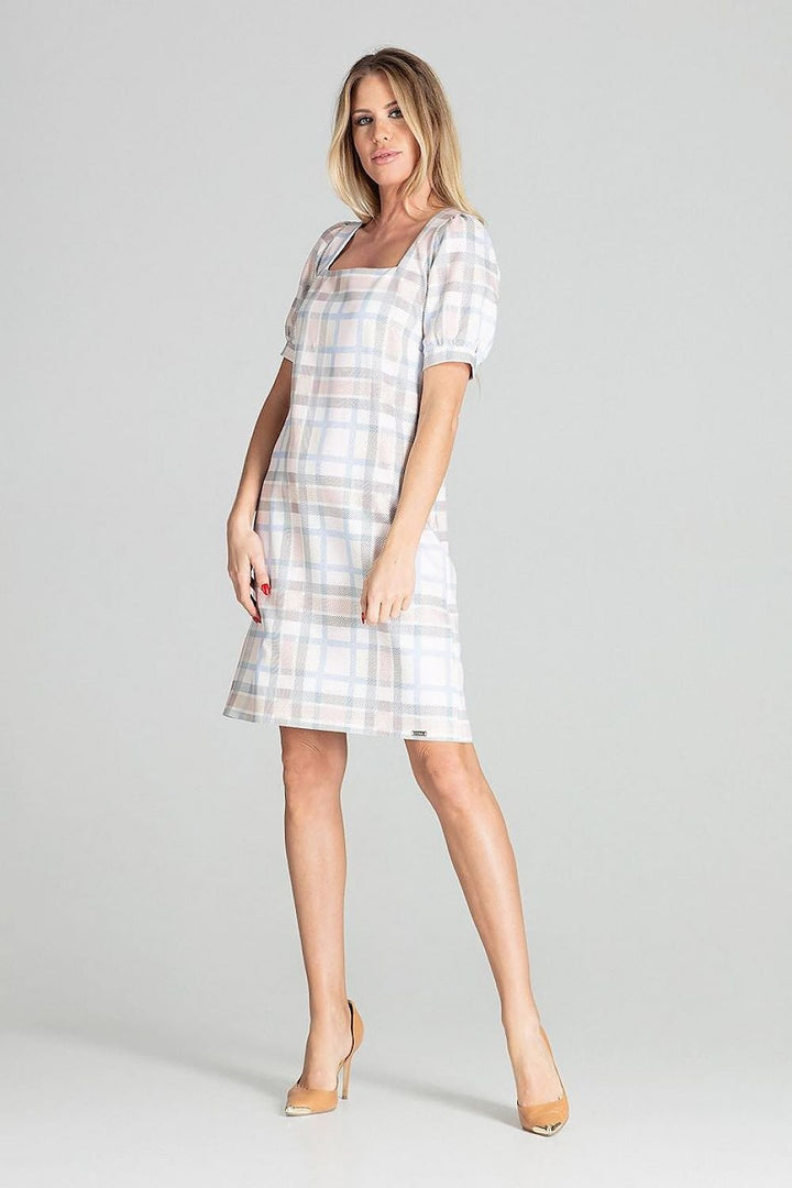 Spring checkered Daydress  Figl