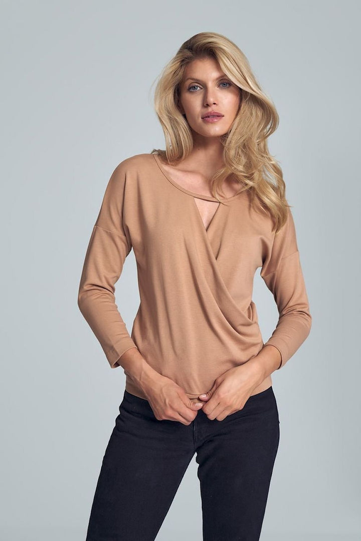 Blusa Corta Elegante Figl