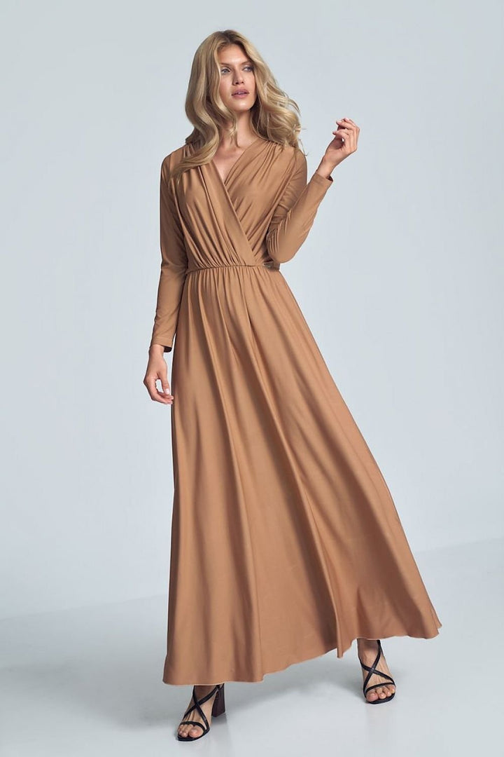 Maxi Daydress With Long Sleeves Figl