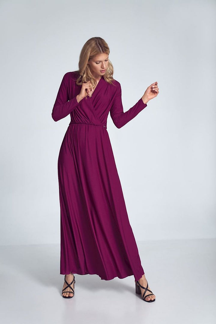 Maxi Daydress With Long Sleeves Figl