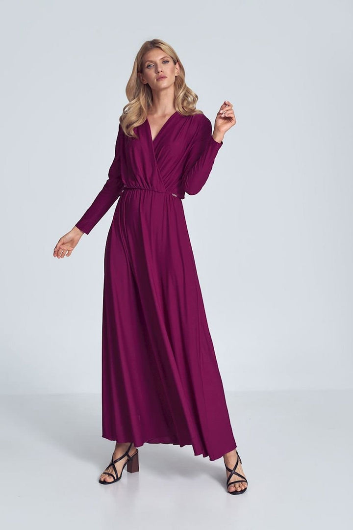 Maxi Daydress With Long Sleeves Figl