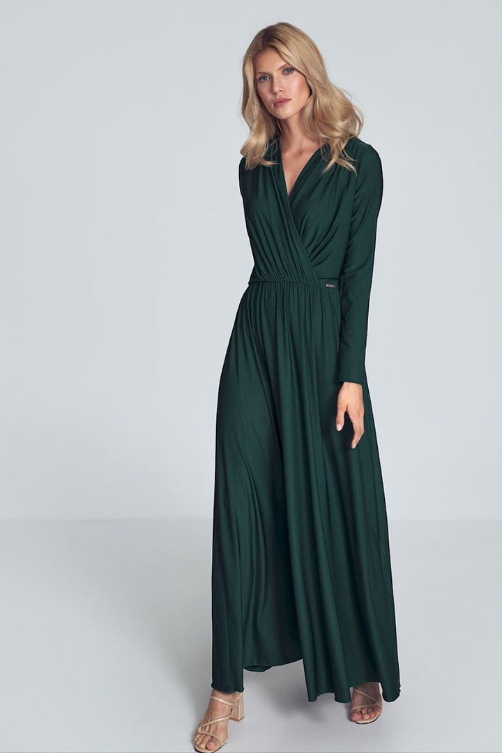 Maxi Daydress With Long Sleeves Figl