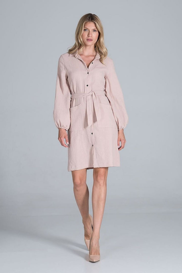 Cotton midi shirt Daydress  Figl