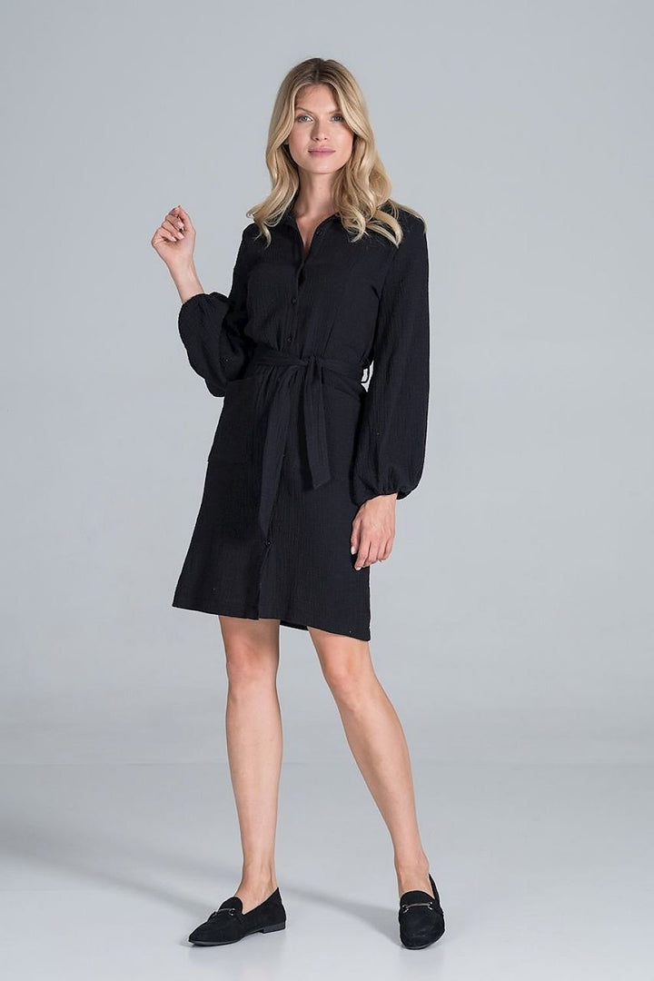 Cotton midi shirt Daydress  Figl