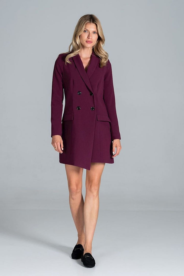 Long-sleeved, slightly waist-length Daydress Figl