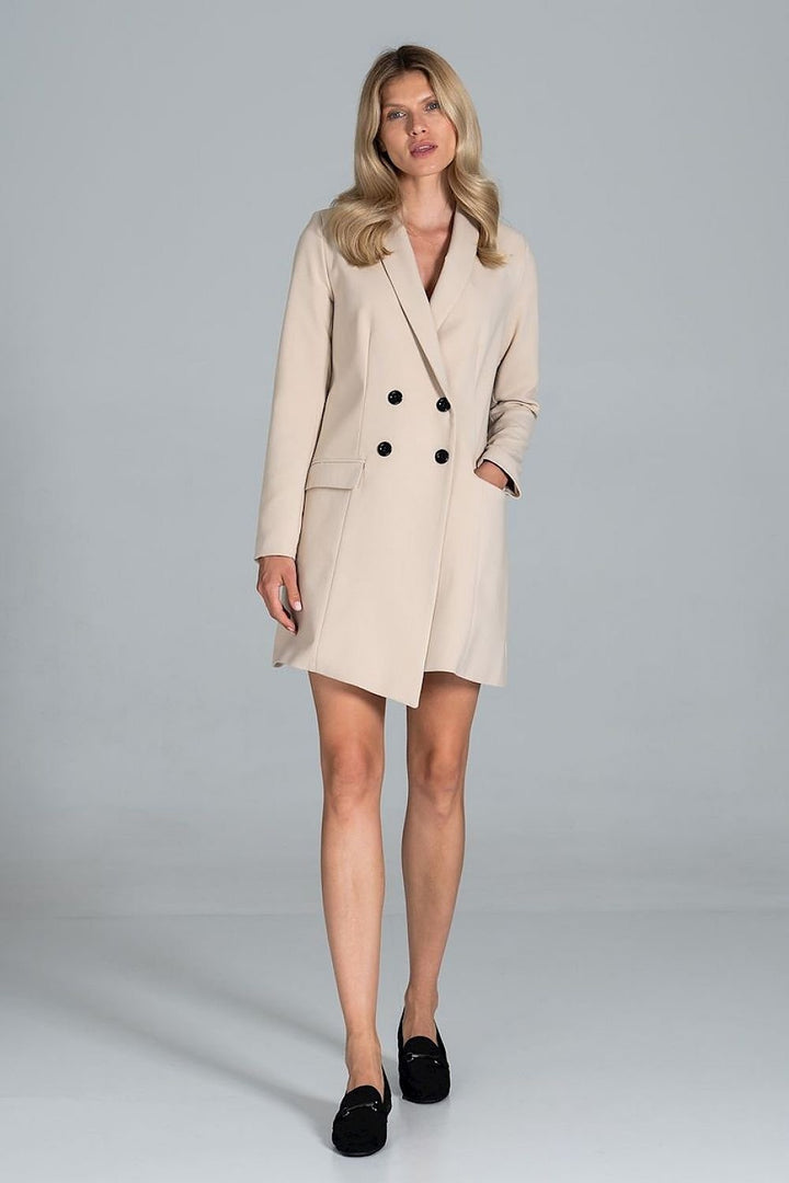 Long-sleeved, slightly waist-length Daydress Figl